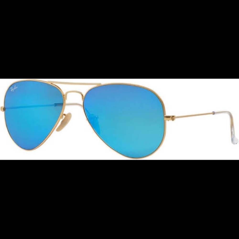 Reflective Blue polarized Ray Ban Aviators